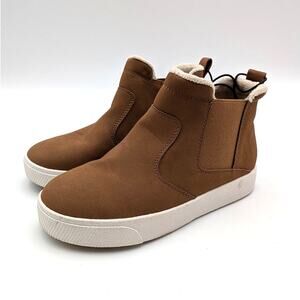 Nordstrom Rack Rhyse Ankle Boots Side Zip Big Kids' Brown Size US13M EU31